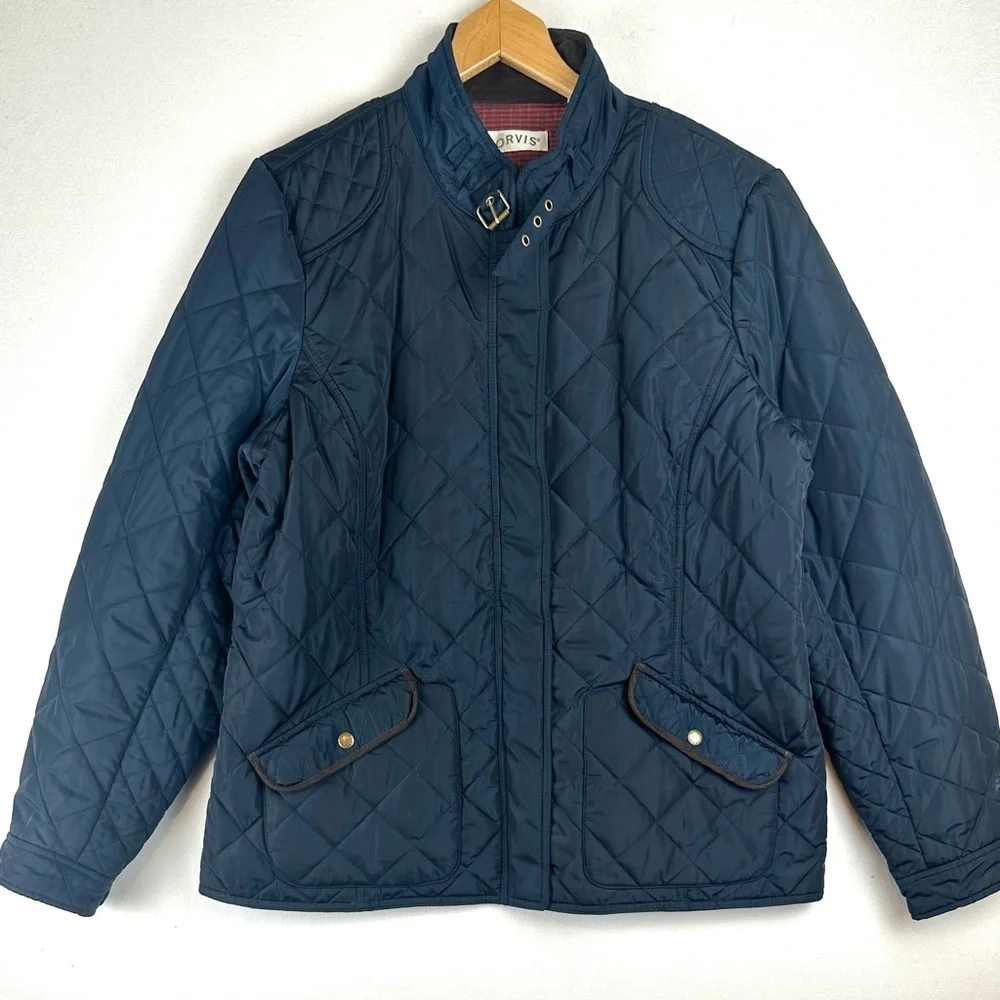 Orvis Quilted Thinsulate Jacket Barn Coat - Picture 1 of 13